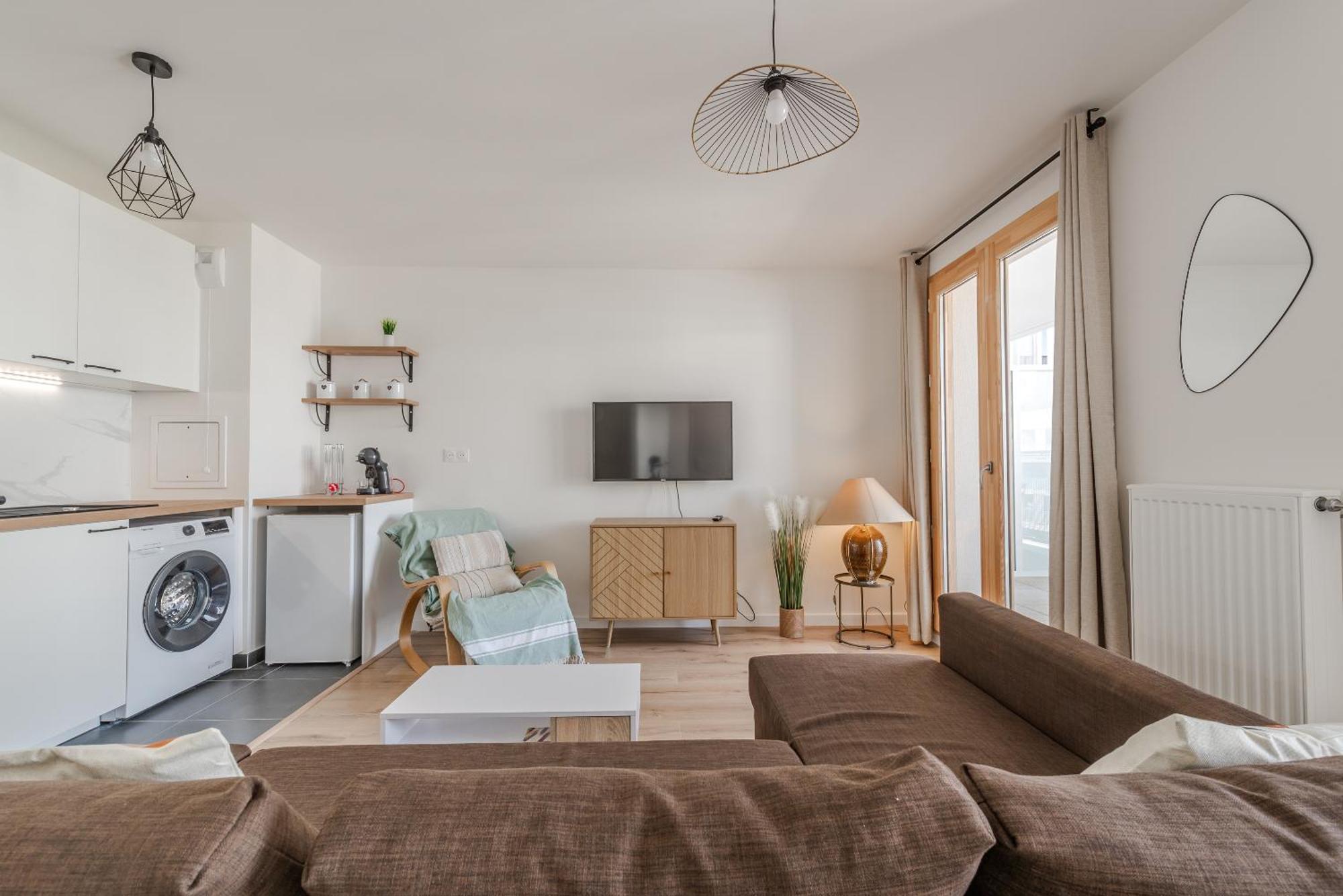 Lam I - New Cocon Serenity Cozy - 15 Minutes To Disneyland Paris - Free Wifi Parking Apartment Bussy-Saint-Georges Exterior photo